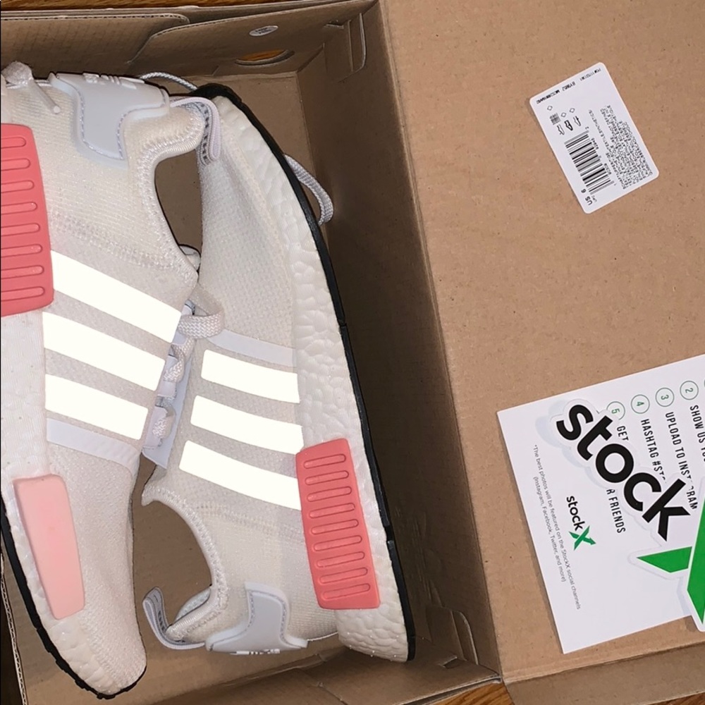 White and Pink NMD R1